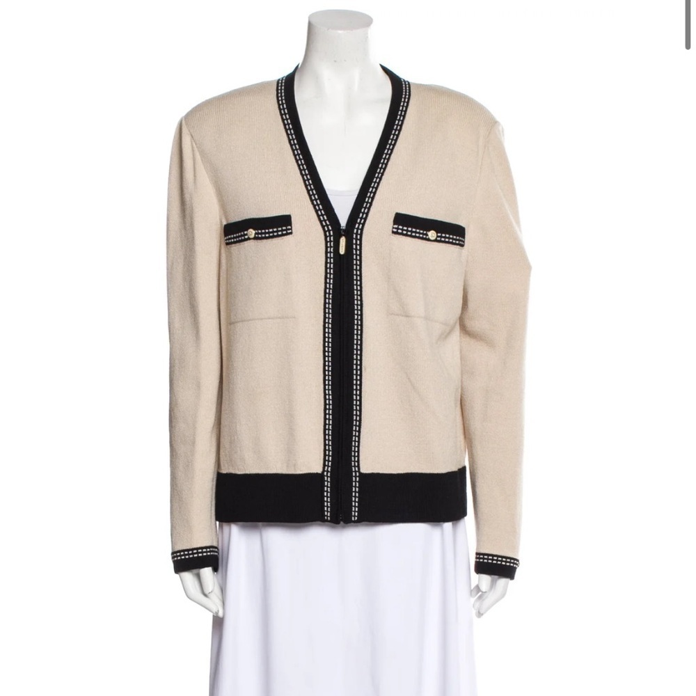 St. John V Neck Sweater